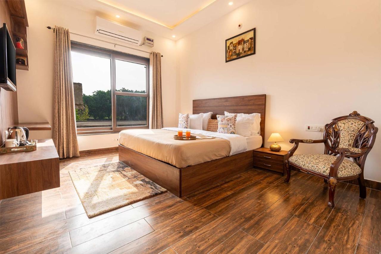Brookvale Manor By Stayvista - Private Pool Haven With Endless Views & Indoor Fun Sohna Exterior photo